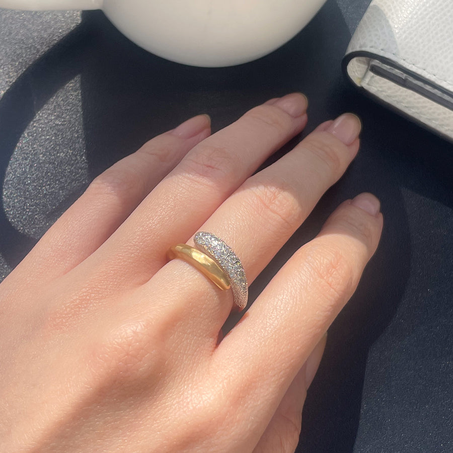 HAVITAS Milkyway ring K18YG/PT900 (HVR-016C)
