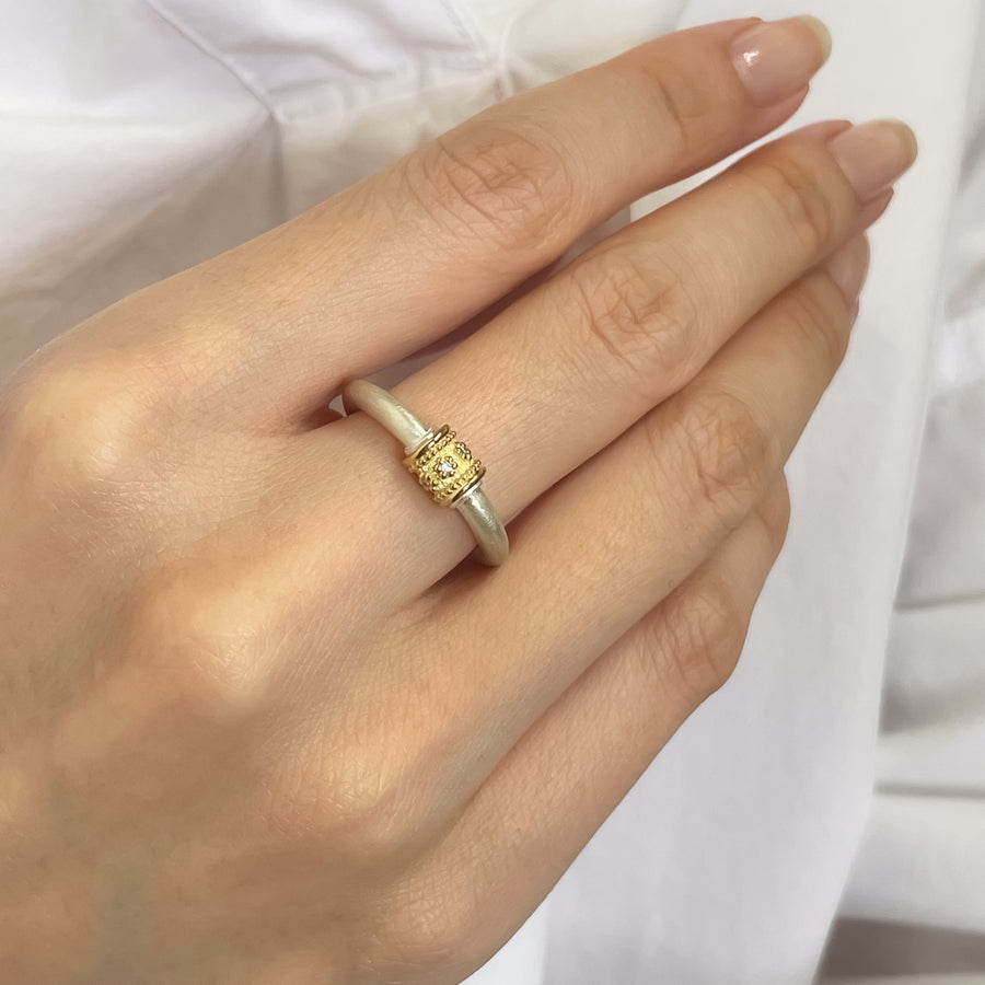 HAVITAS / "URD" roll リング ダイヤ