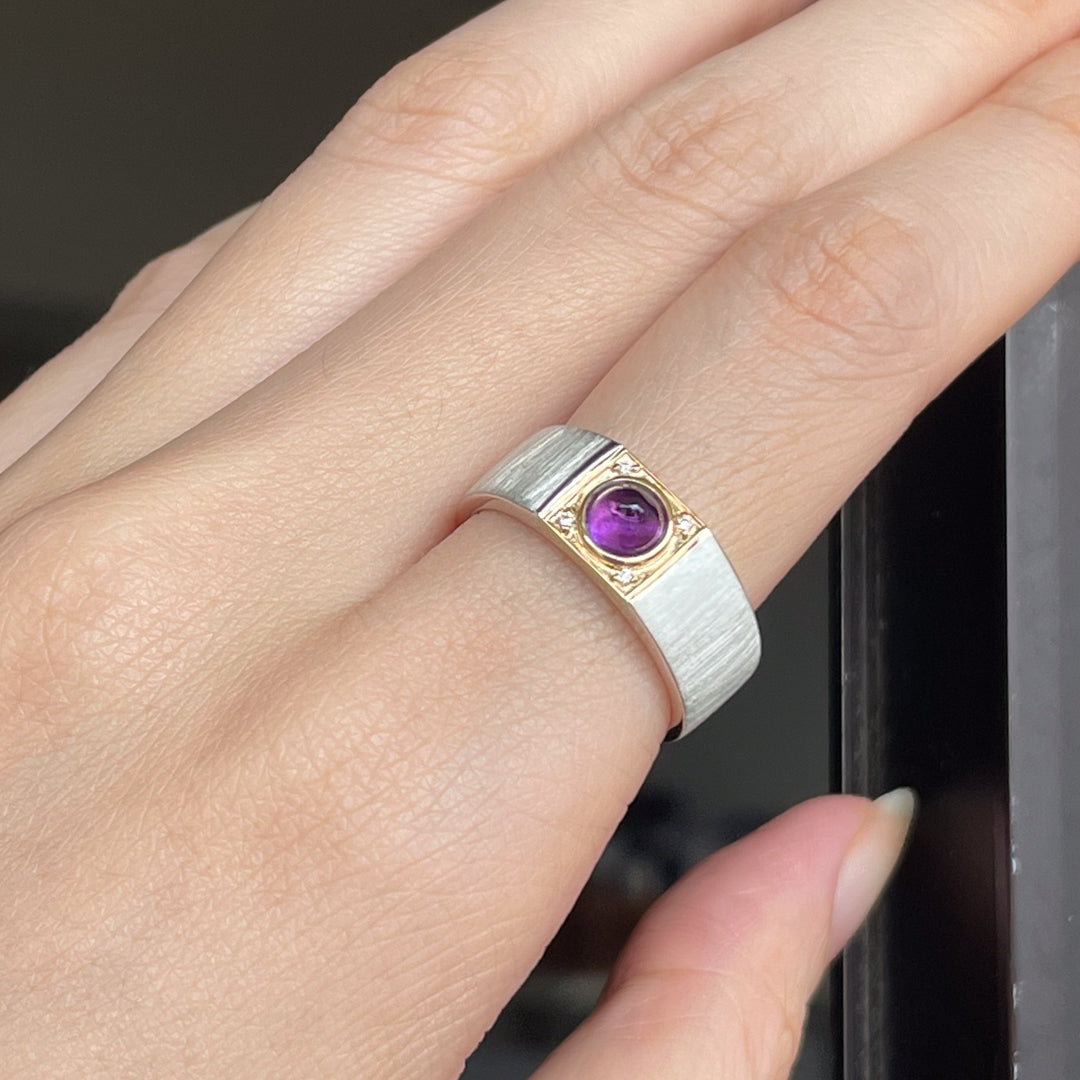 HAVITAS ”pomora” berry リング　アメシスト