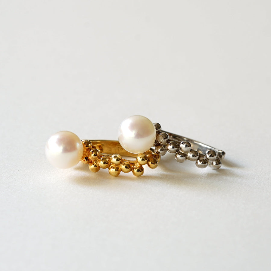 HAVITAS/"URD" multiple Earcuff Pearl