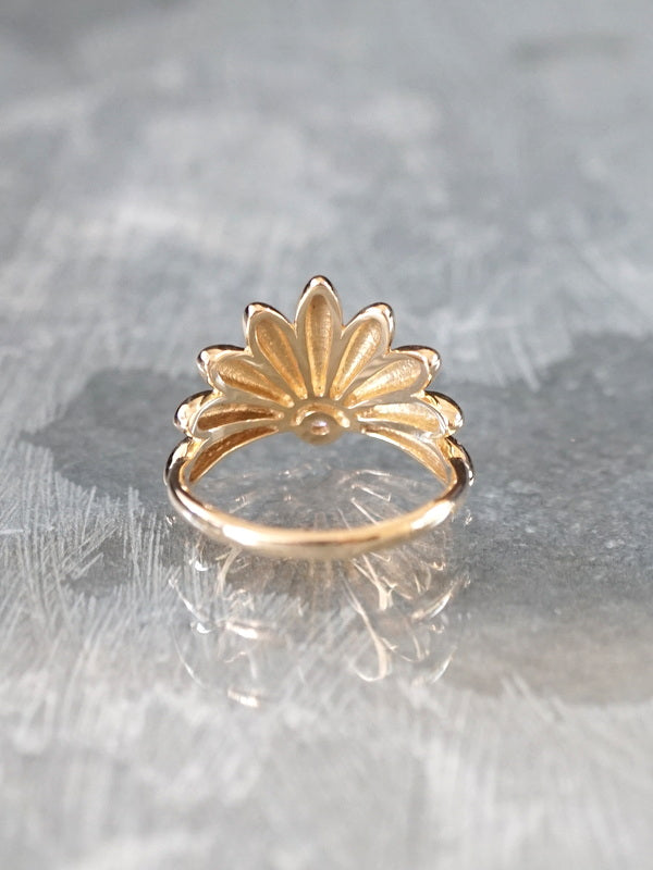 HAVITAS　Chrysanthemum ring　K18YG #12